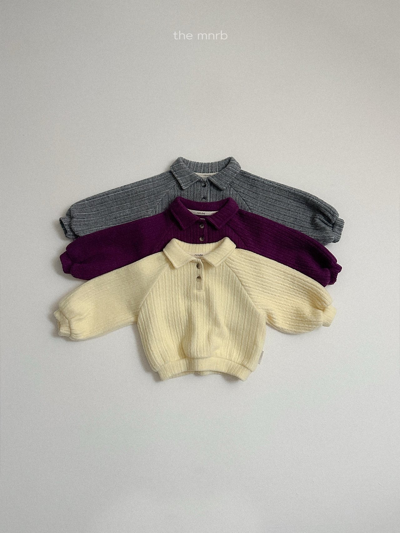 Mnirobe |boy collared sweatshirt