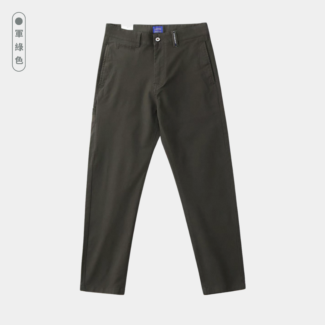 微彈CHINO直筒長褲