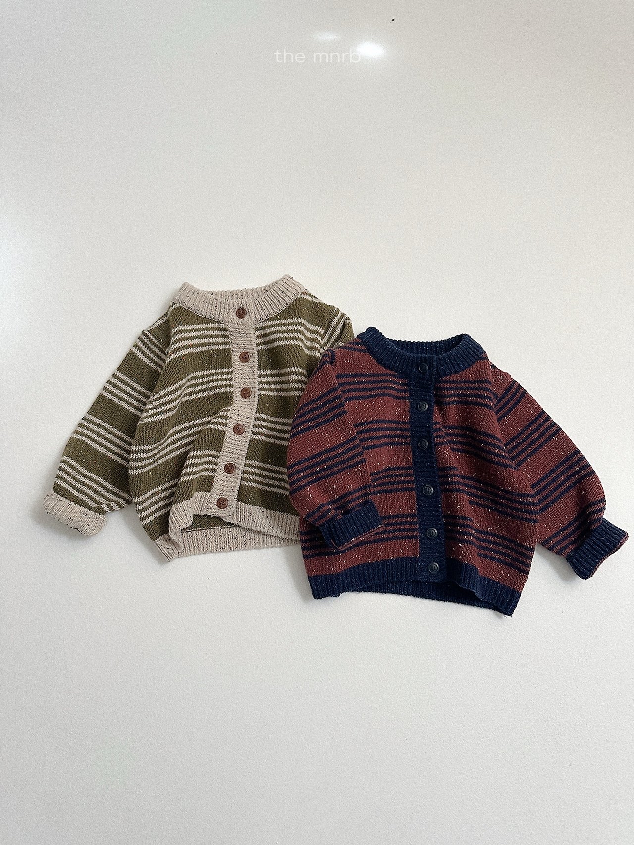 Mnirobe |  Four Line Knit Cardigan