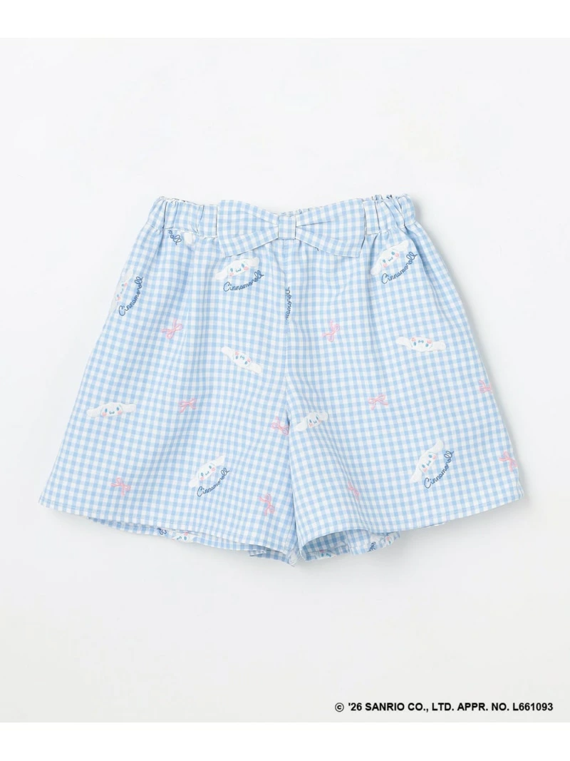 🆕【⭐訂購⭐】🇯🇵  日本直送🌀#Cinnamoroll  刺繡 格紋 寛鬆短褲［2款選］🌀[ELCA-0211][260424]