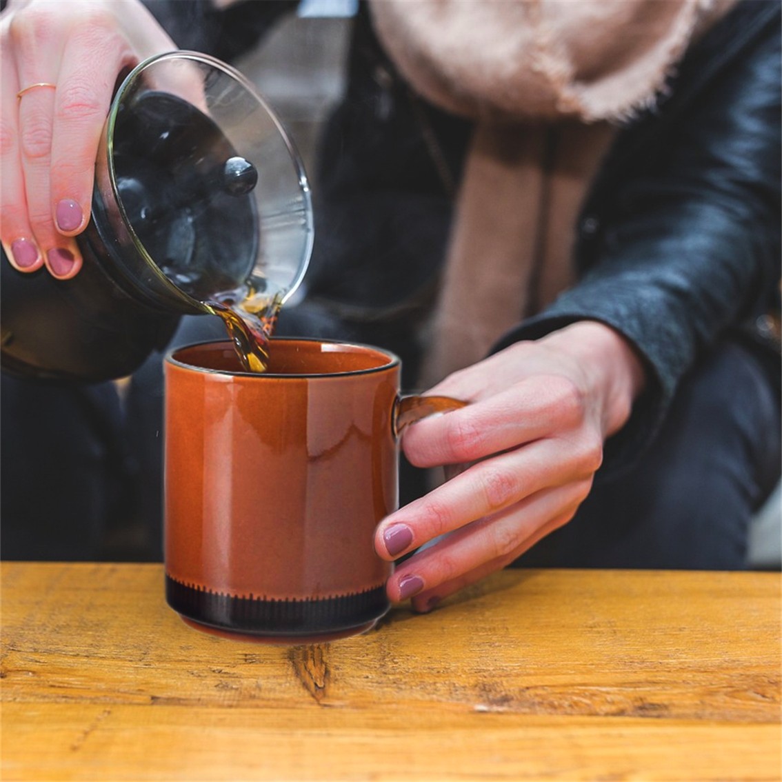 【日本製】美濃燒陶瓷Yoto 馬克杯對杯套裝 (附禮盒)