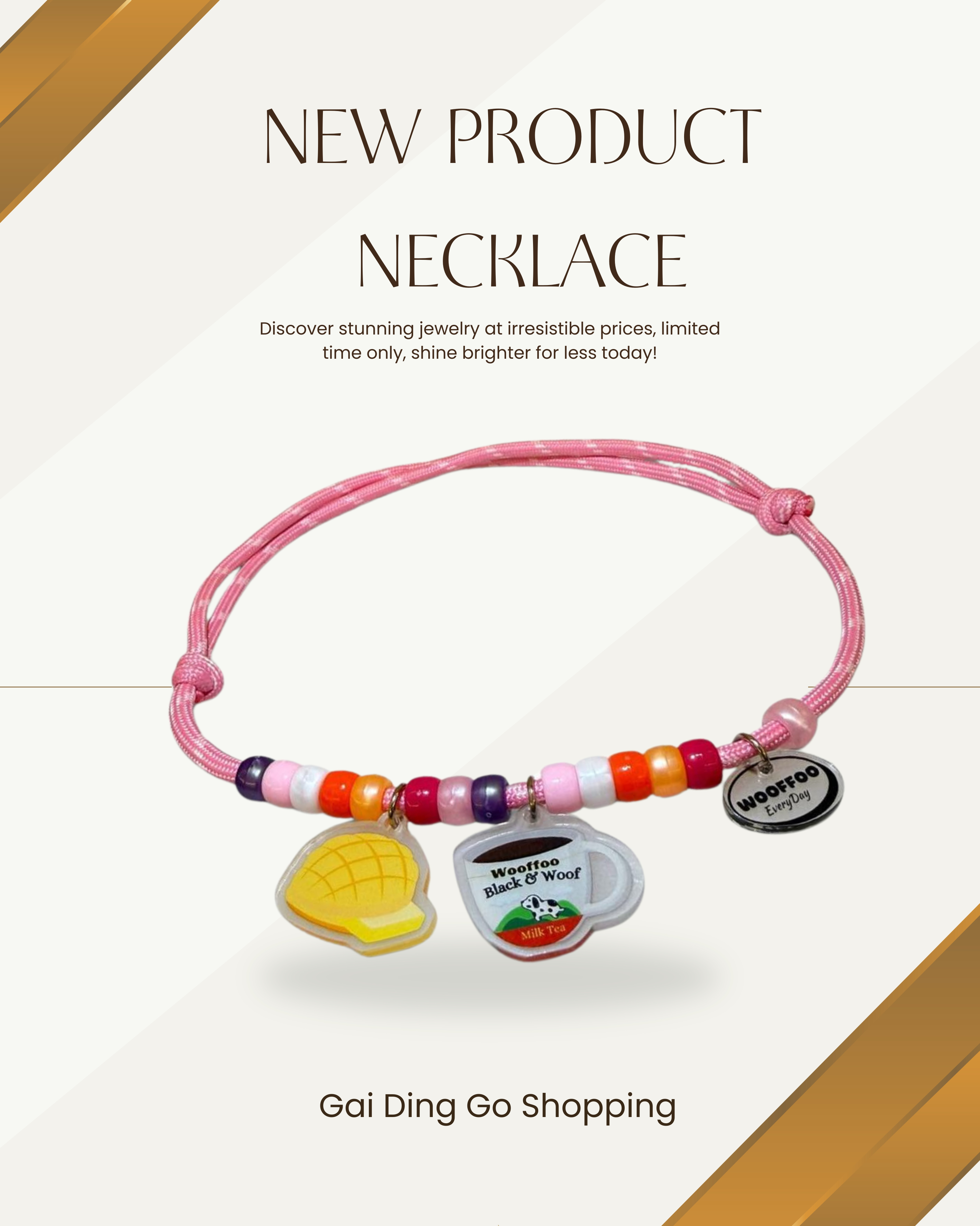 Necklace with charm