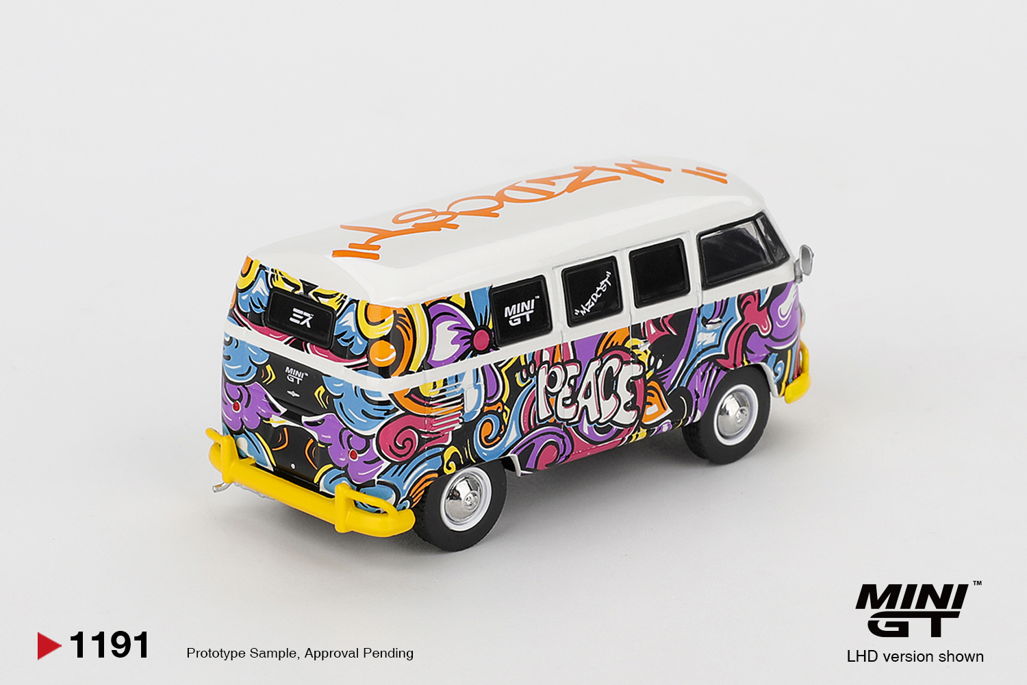 Mini GT 1/64 Volkswagen T1 Microbus Mizu Design - MGT01191-L