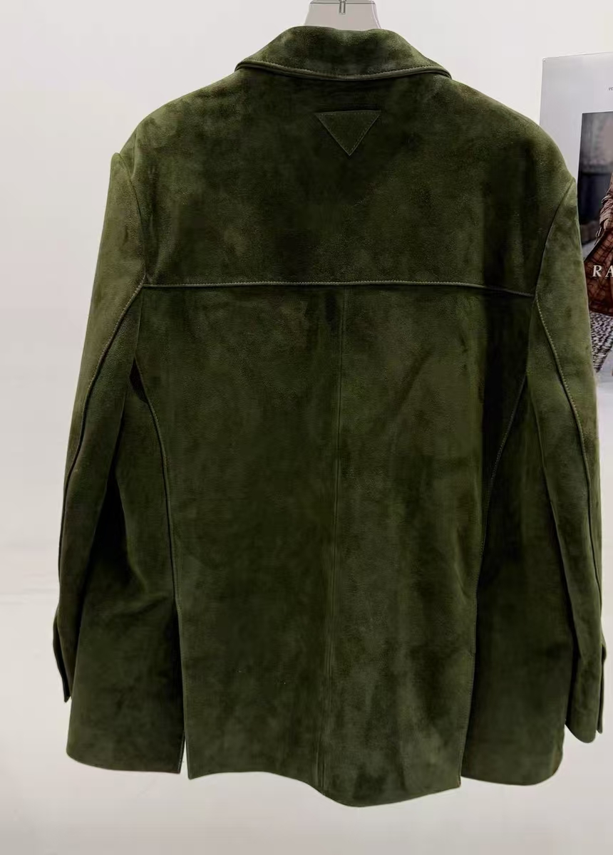 #4001， Suede Jacket 意大利羊猄皮西装外套