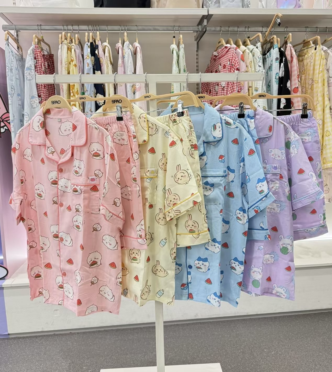 🇰🇷韓國SPAO x Chiikawa短䄂睡衣套裝