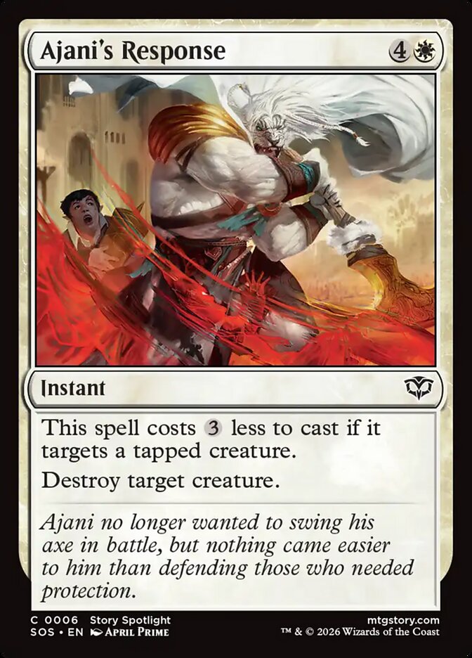 [EN] [Foil] Ajani's Response [SOS-006] C