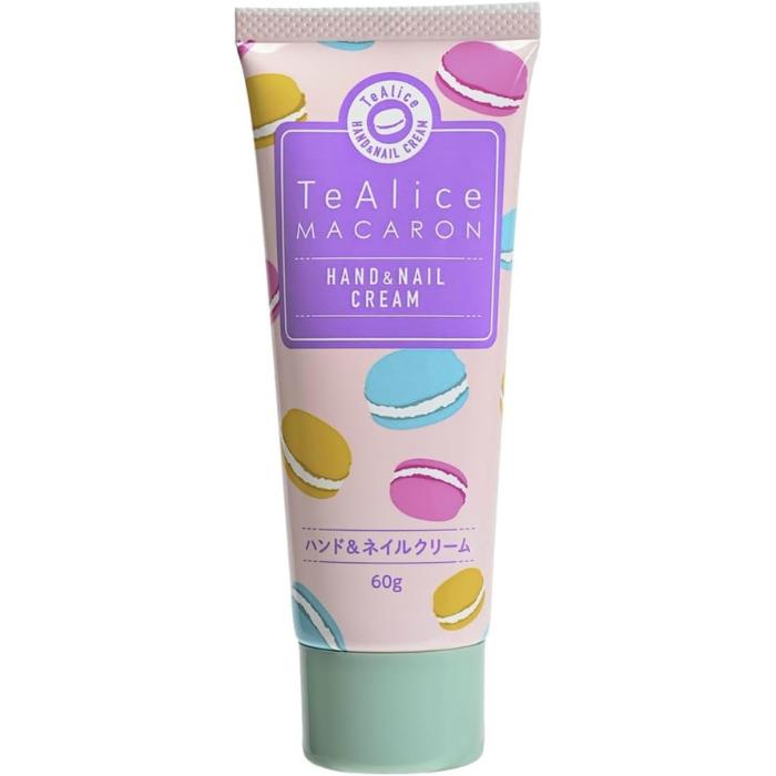TeAlice Macaron Hand & Nail Cream 馬卡龍護手霜，甜馬卡龍香味，60g  (平行進)