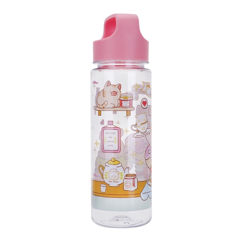 LuLu The Piggy 450ml BPA Free 膠水樽 (下午茶時光)(LU-7861-2)