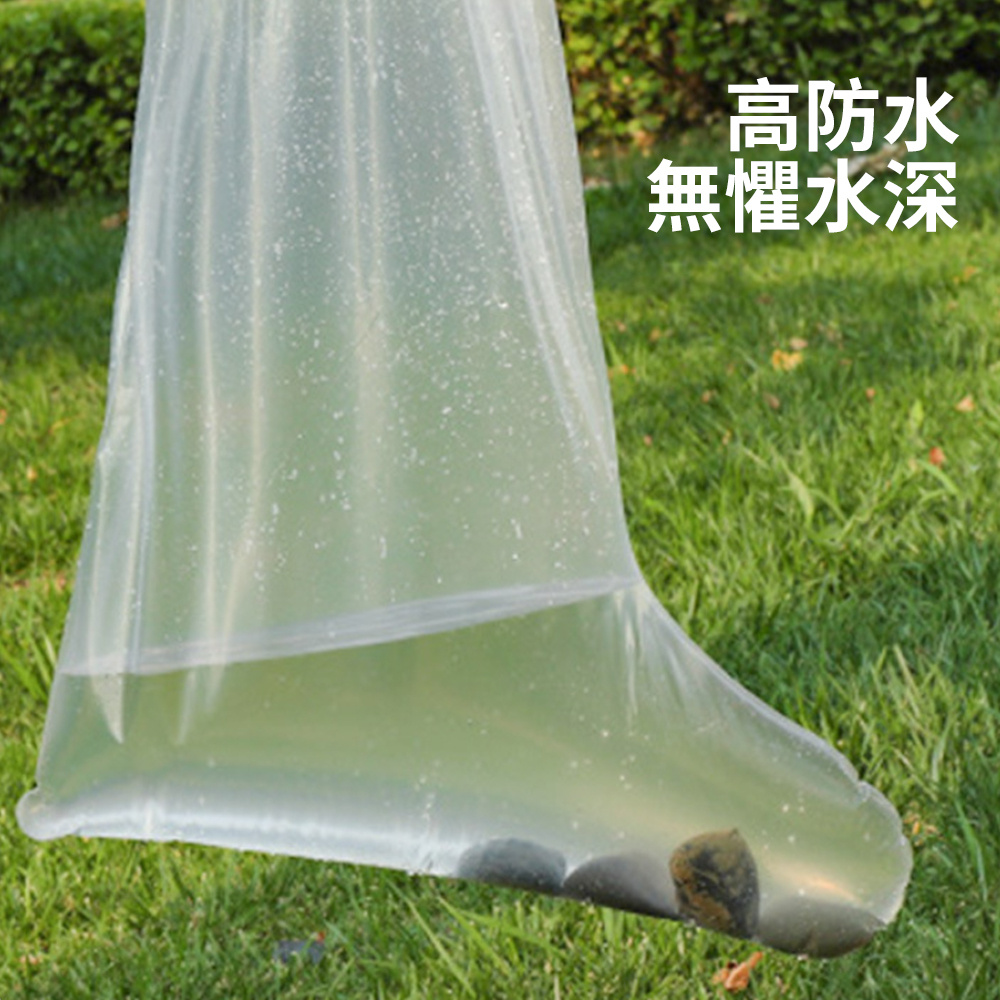 加厚一次性兒童防水鞋套  落雨鞋套 防濕腳套 學生雨天防水 即棄 5對裝  [平行進口] HK2774