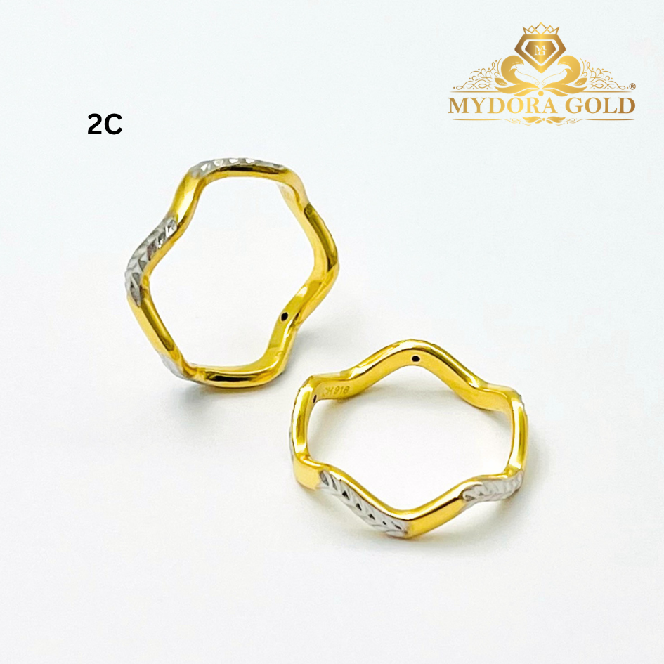 MYDORA Cincin Zig Zag Pahat Exclusive (5G) l EMAS 916/22K
