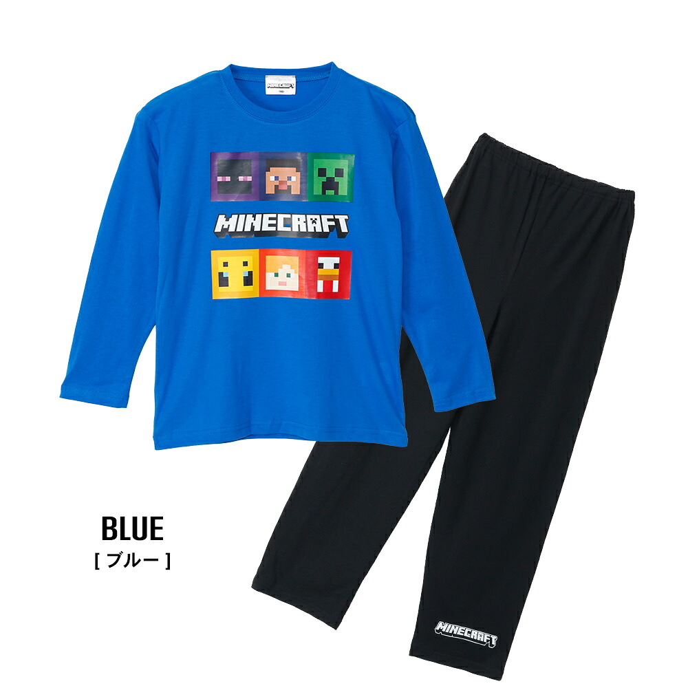 🆕【⭐訂購⭐】🌀 🇯🇵 日本直送 #Minecraft 長袖家居服套裝［2款選］🌀[PLJA-0245] [261123]