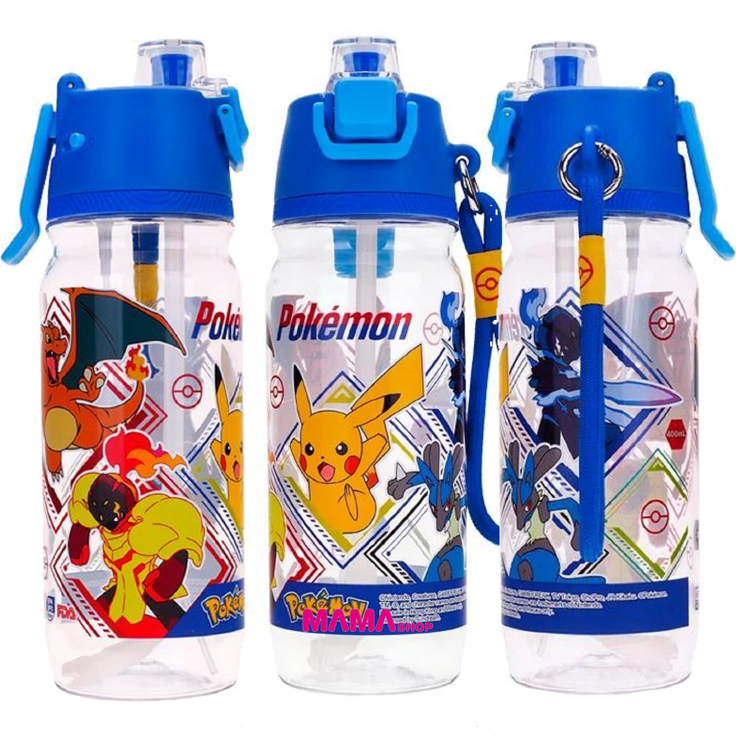 Pokémon 最新商品 (多用途膠盒 (2個裝)、多用途膠盒、530ml 膠水樽連手繩、650ml 噴霧啜飲二合一膠水樽)
