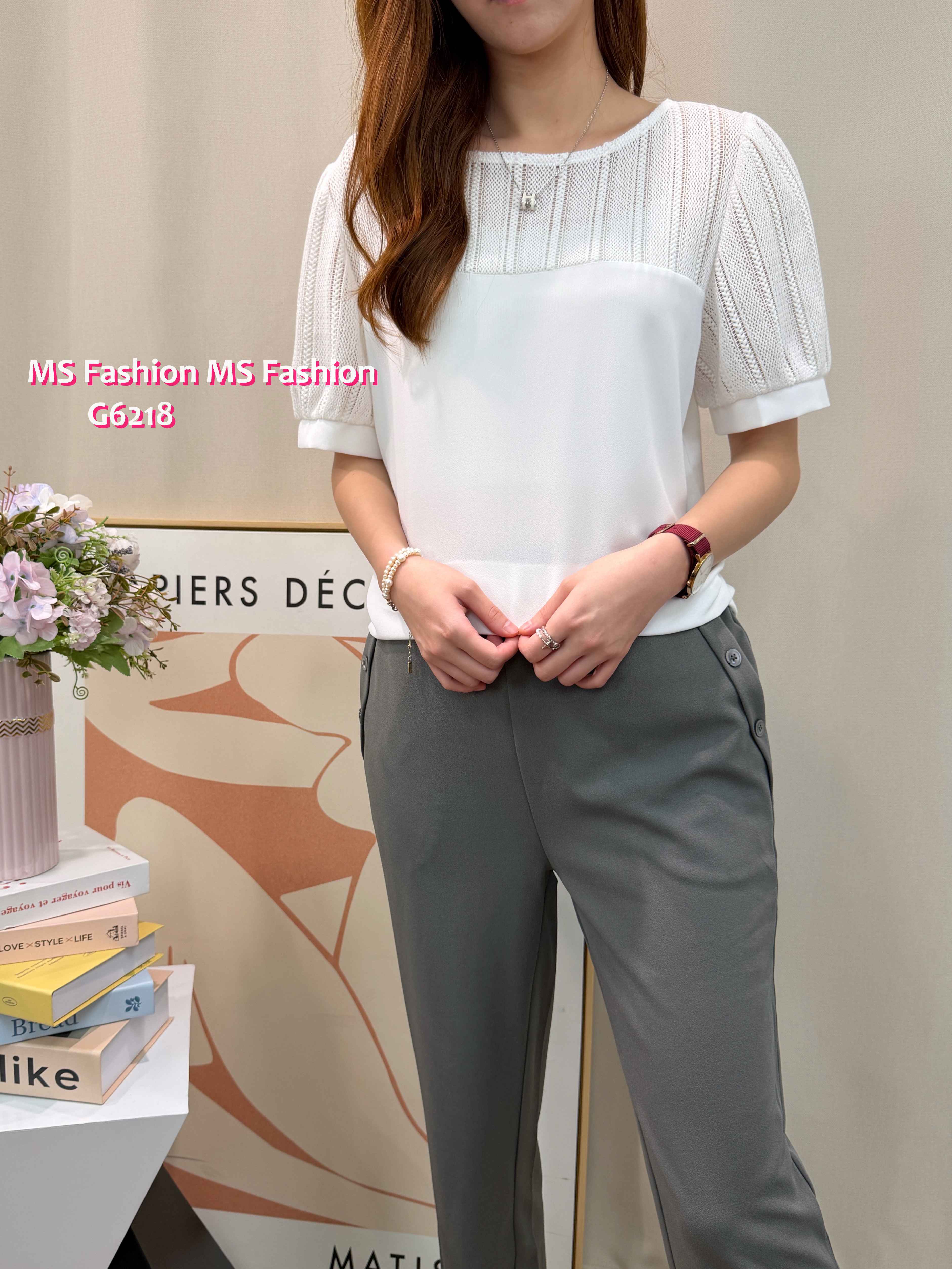 G6218 靚料通花lace top