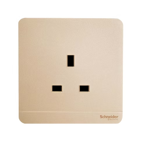 施耐德 AvatarOn 沉醉金 13A單蘇 插座