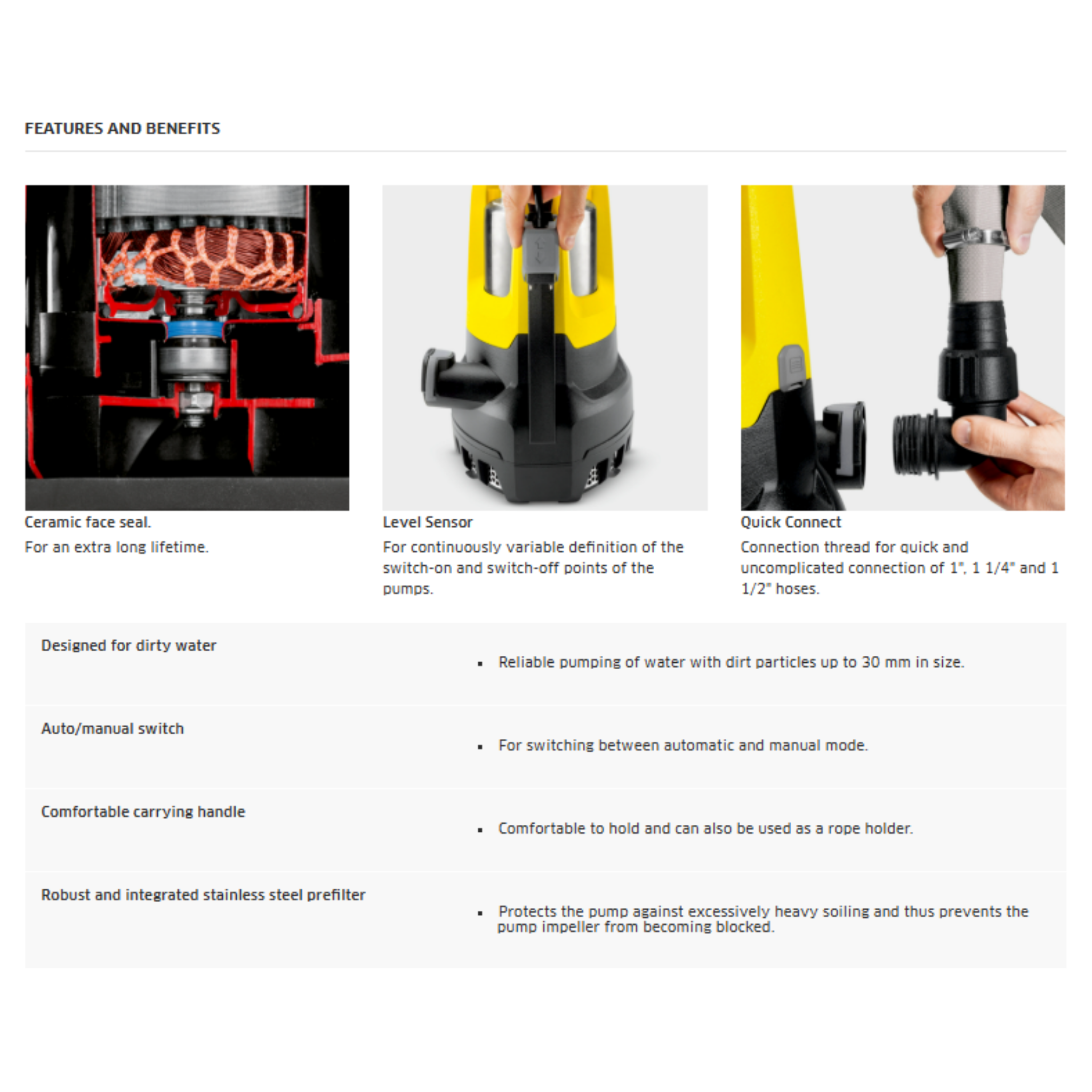 Karcher SP 22.000 Dirt Submersible Pump (SP 22.000)