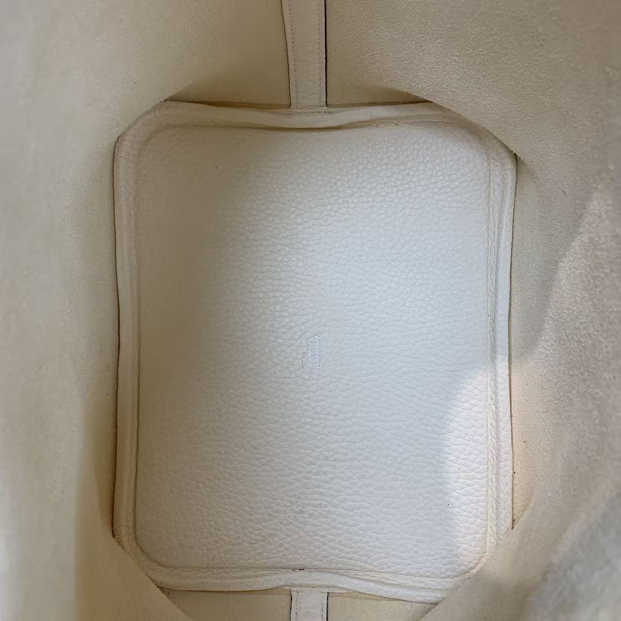 【熱門配色 】Hermes Picotin 22 菜籃子Nata奶油白拼啡色皮