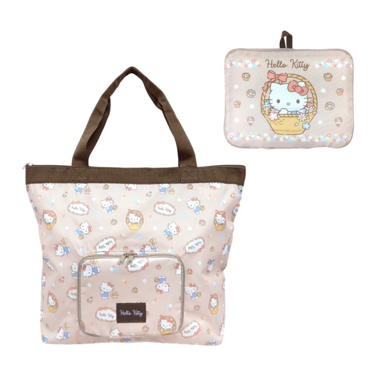 日本直送Hello Kitty可摺疊行李袋環保袋