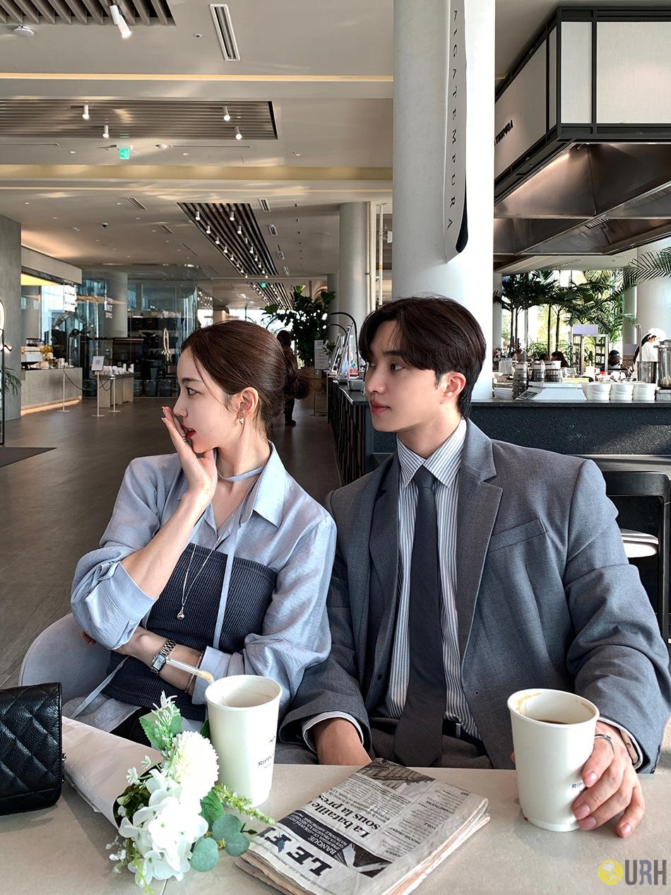 【100%保證韓國直送】韓國品牌原創系列 經典挺闊微寬鬆單排鈕扣西裝外套 🧥 [2 color] RL114870