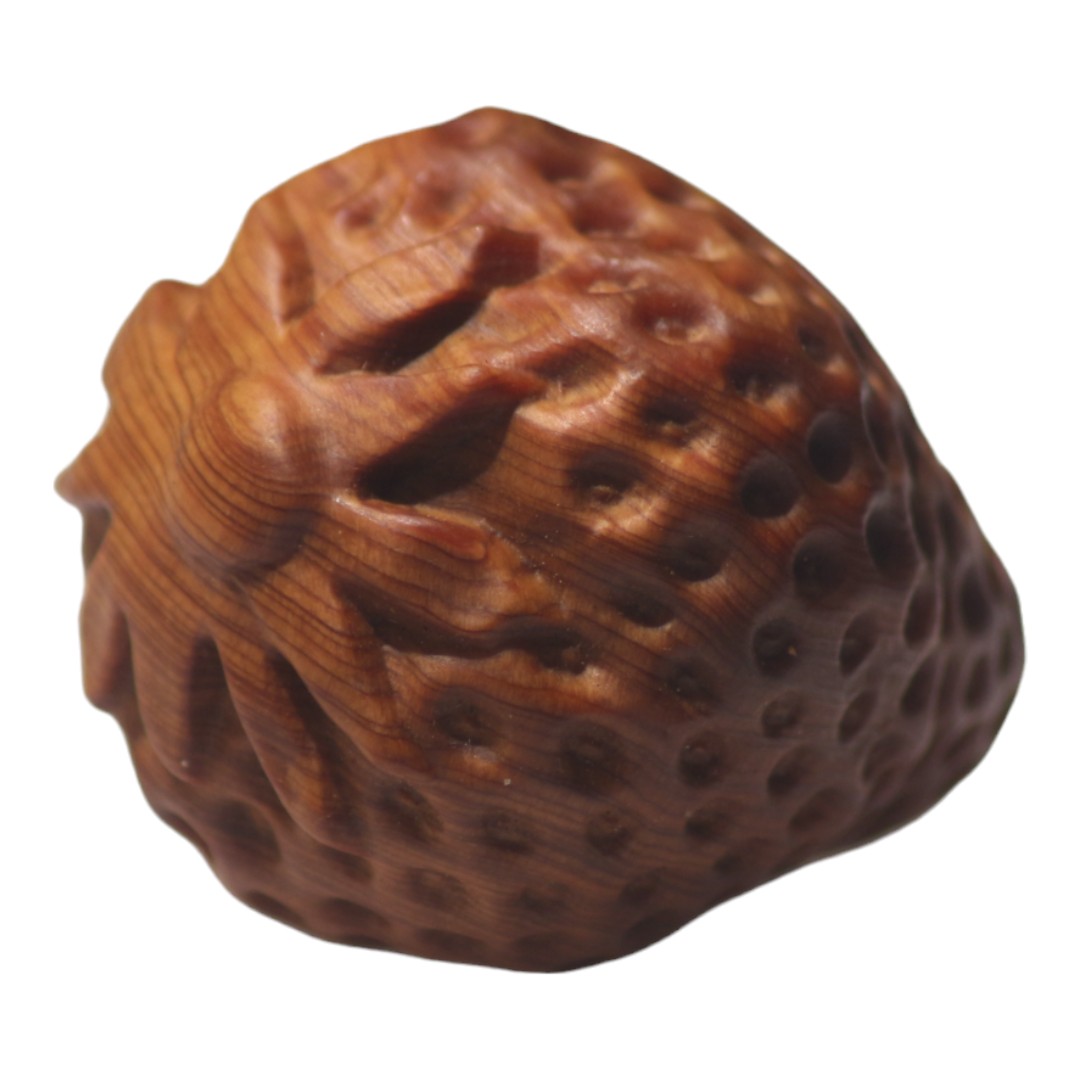 水果擺設 士多啤梨 蘋果 粟米 諸事順利 木雕擺設