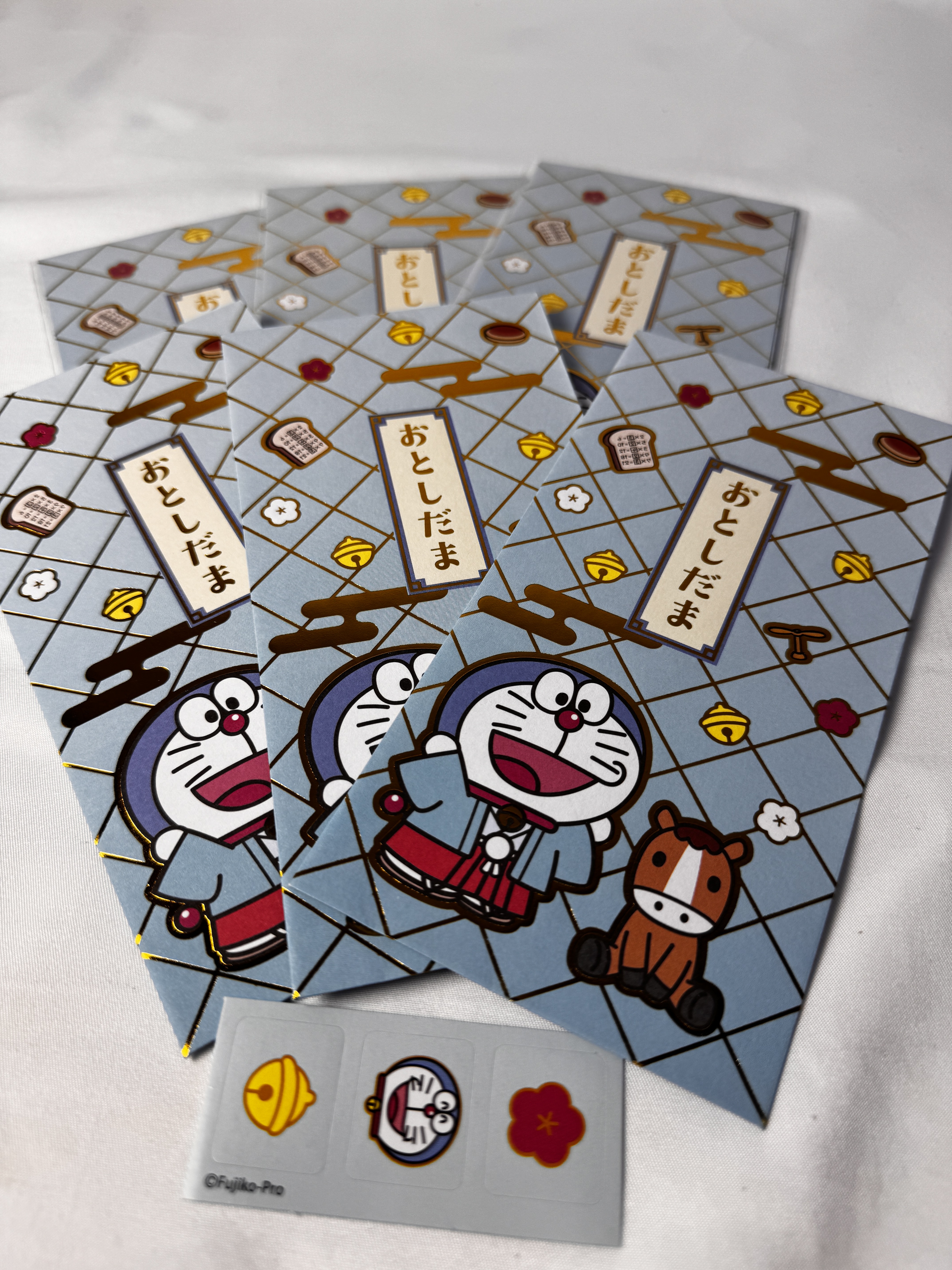 [現貨] [日本直送] 一馬噹先｜ 多啦A夢 | 利是封 1套3枚入 {TF2601016}