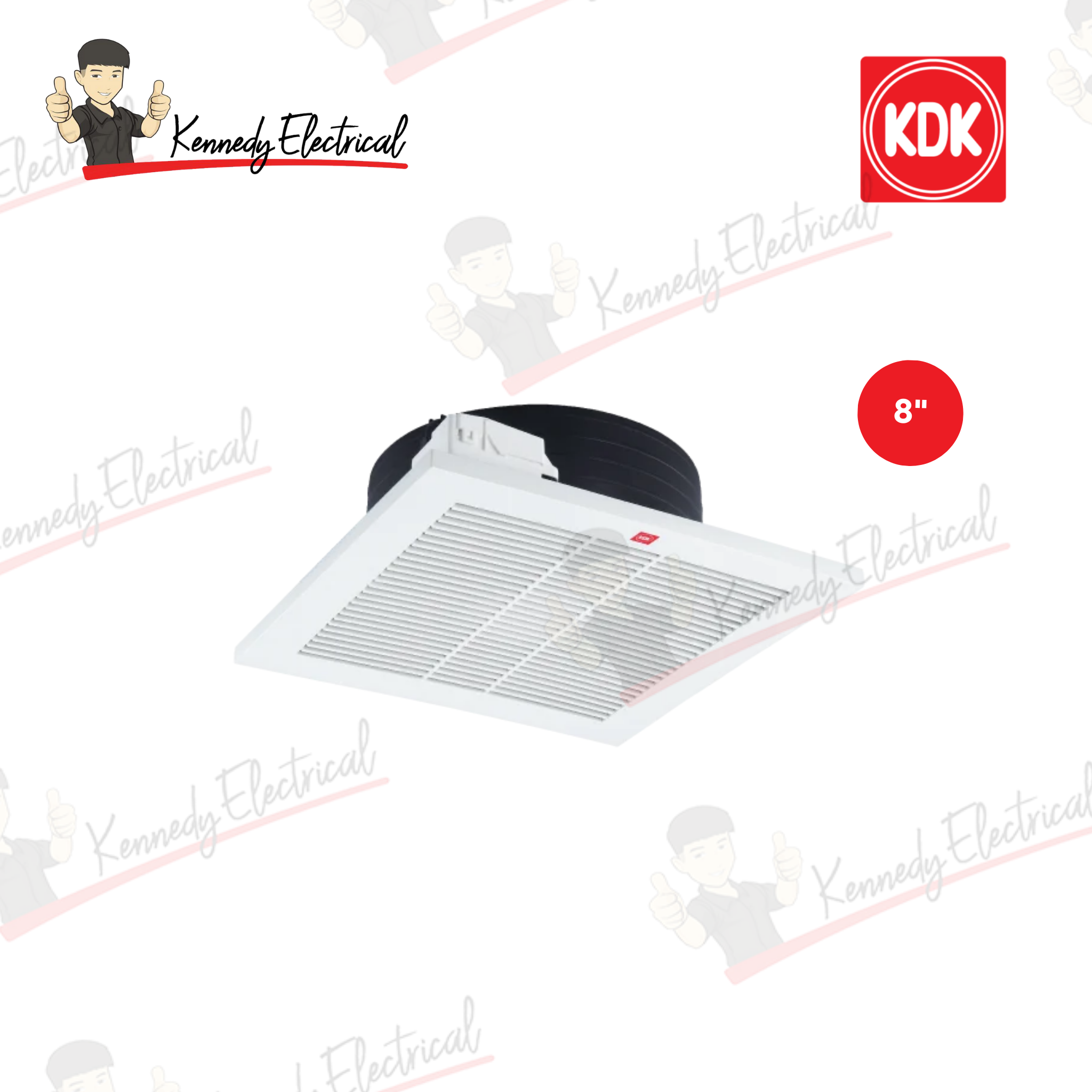 KDK 8" Ceiling Mount Ventilating Fan 20TGQF