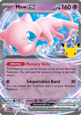 Pokemon TCG 30th Celebration - Mew EX-066/128