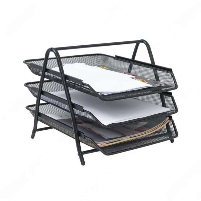Document Tray Metal Basket/Dulang Dokumen Logam/File Filing/CG-200 (3 Tier)