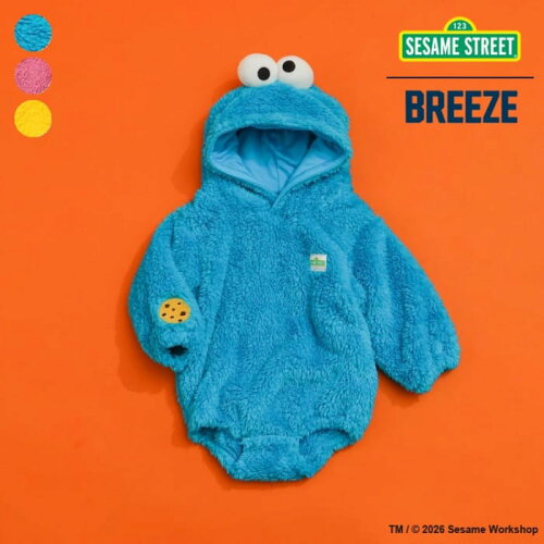 🆕【⭐訂購⭐】🇯🇵日本直送 🌀 #SesameStreet 可愛連帽造型 蓬鬆毛絨針織 連身衣 ［3款選］🌀[ELJA-0194][261121]
