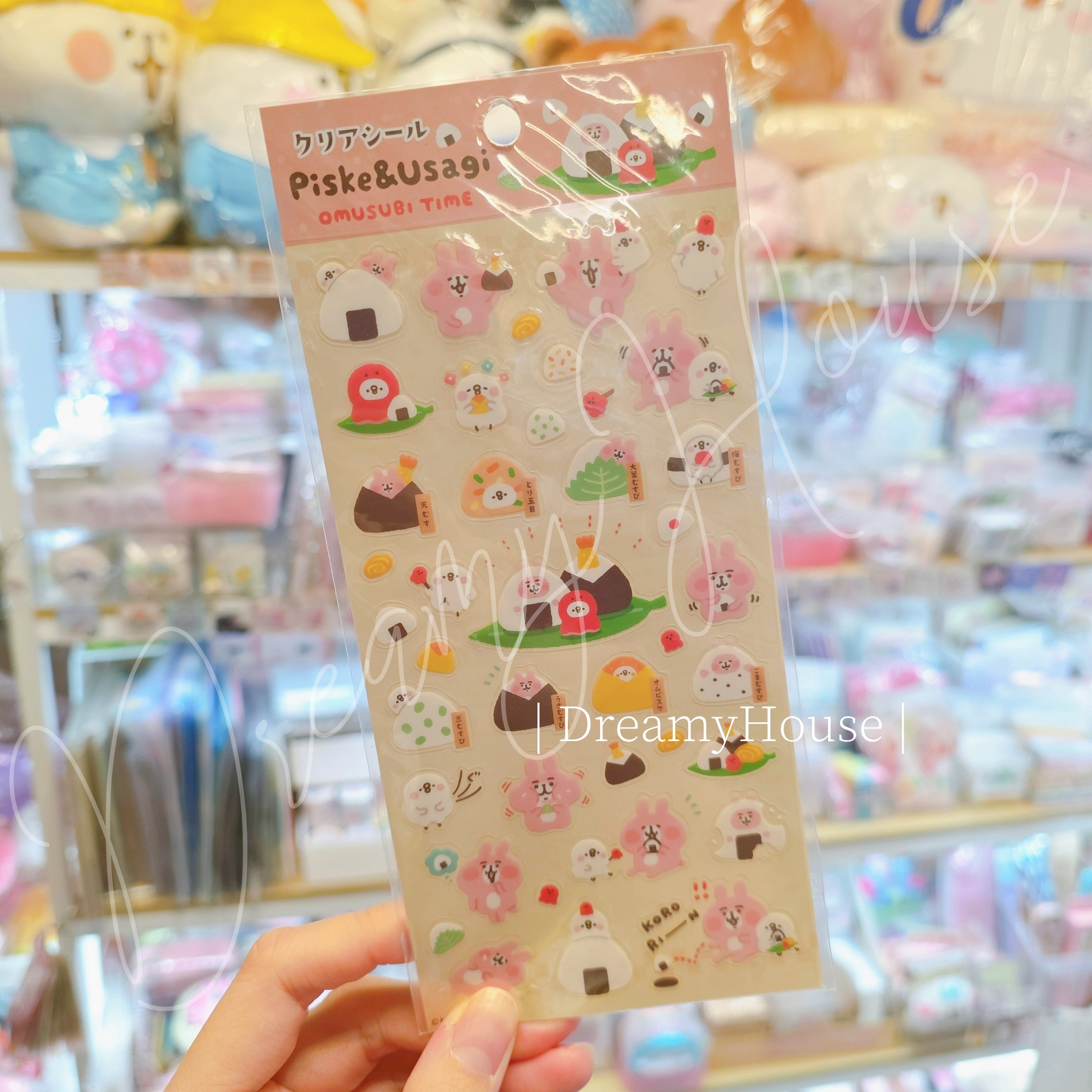 日本 kanahei 🍙 Piske & Usagi OMUSUBI TIME 🐙 貼紙