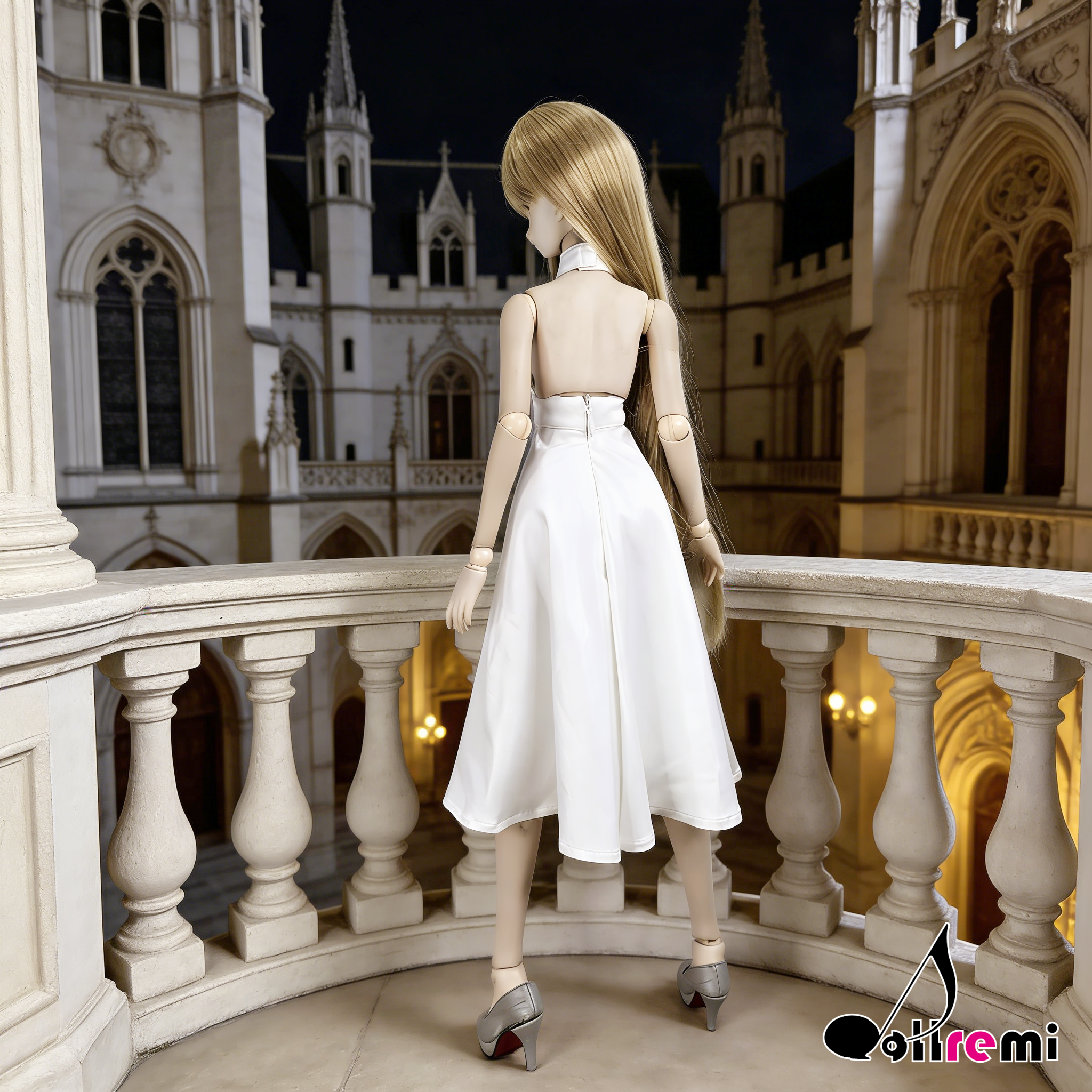 【dollremi】(DD0283D) 開胸長裙 Open chest Long Dress
