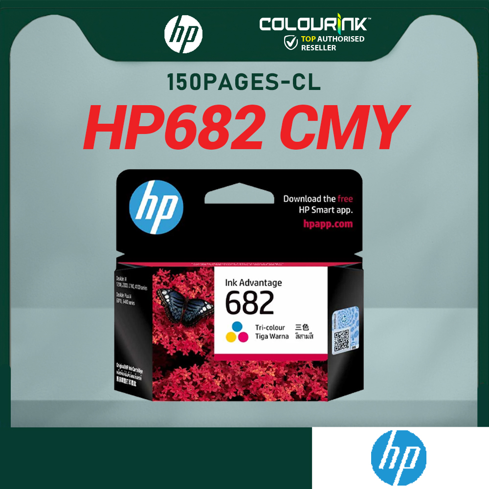 HP Ink Cartridge 682 Black Tri-Color 3YM77AA 3YM76AA Deskjet 2335 2336 2337 2338 2776 2777 2778 2779 4176 4177 4178