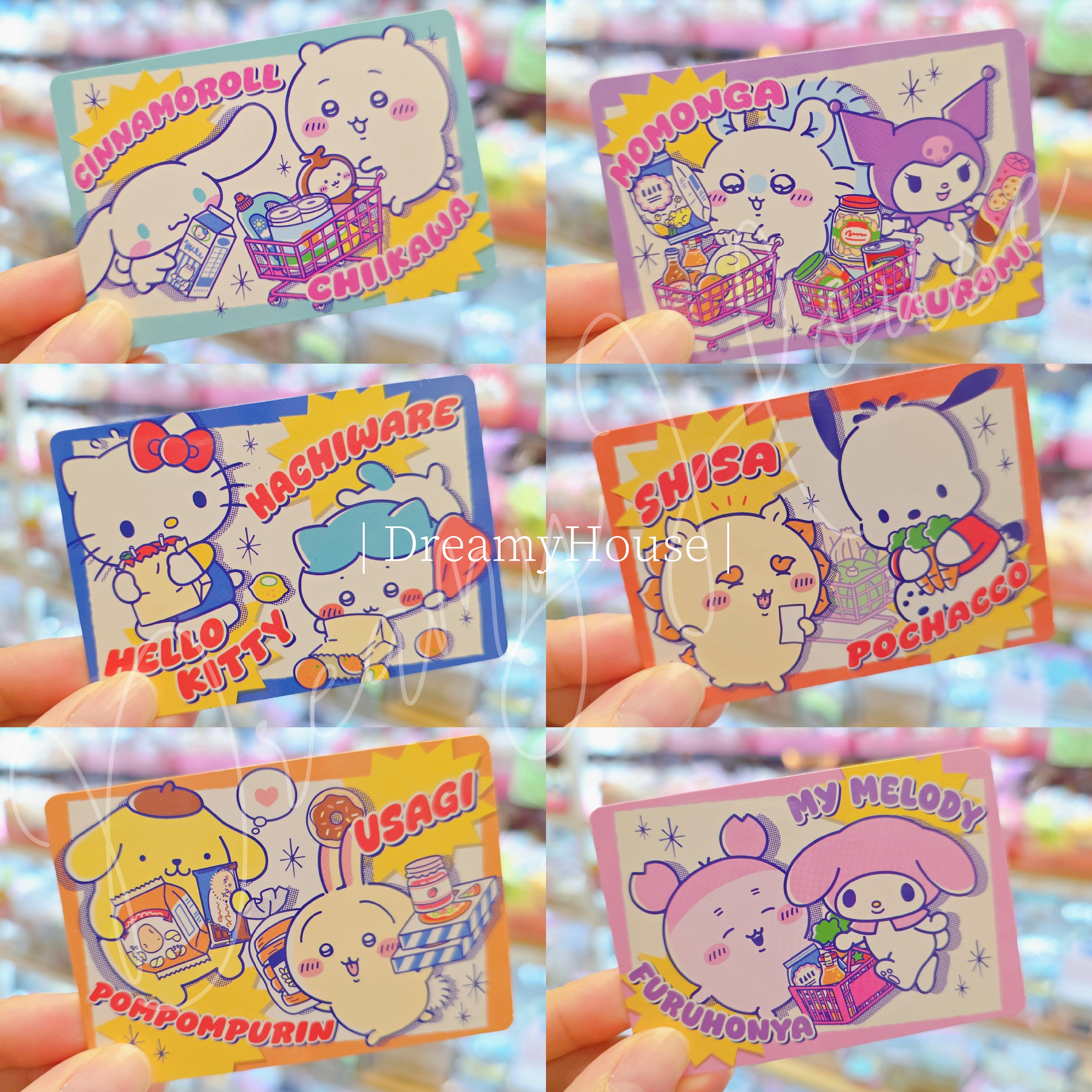 日本 Chiikawa x Sanrio characters 盲盒積分卡 (簡款)