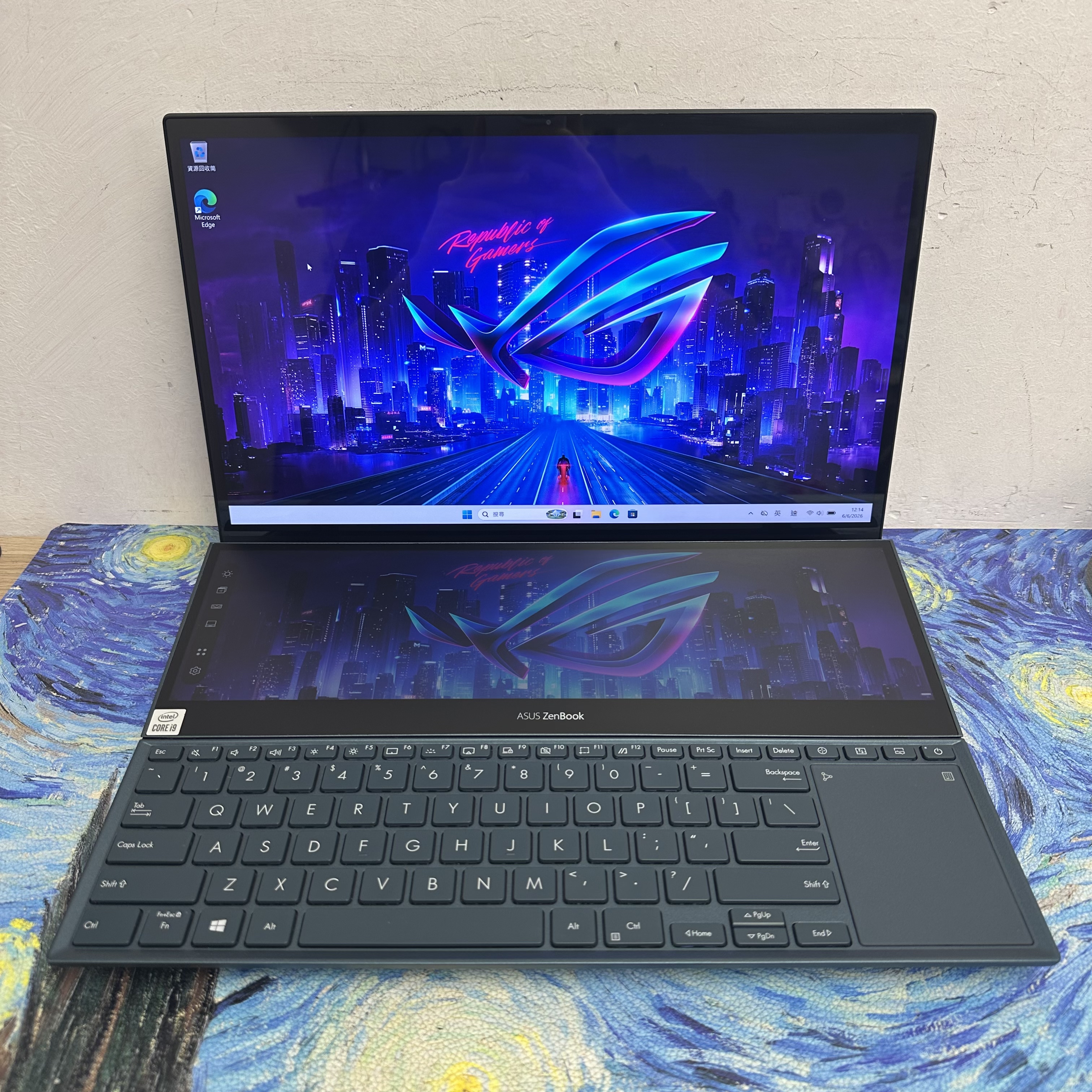 #5944 ASUS Zenbook/i9-10980HK/32GB Ram/1TB SSD/雙屏幕，touch mon/RTX3070 獨立顯示卡⚡️/Tablet / Movie / YouTube / NETFLIX/ Office / Work / PC