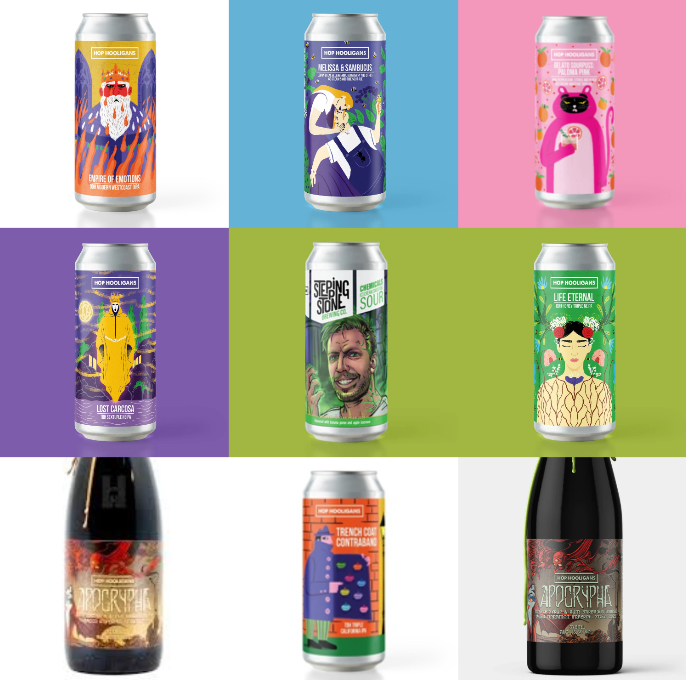 Hop Hooligans SMOOTHIE SOUR / IPA / IMPERIAL STOUT