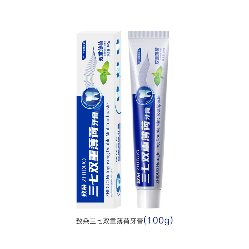 k17964 牙膏 100g 致朵三七双重薄荷牙膏