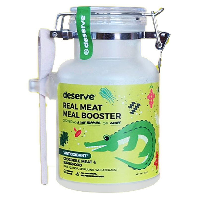Deserve Real Meat Booster-Crocodile Meat 130g 抗氧化配方 Exp.12 Nov 2027
