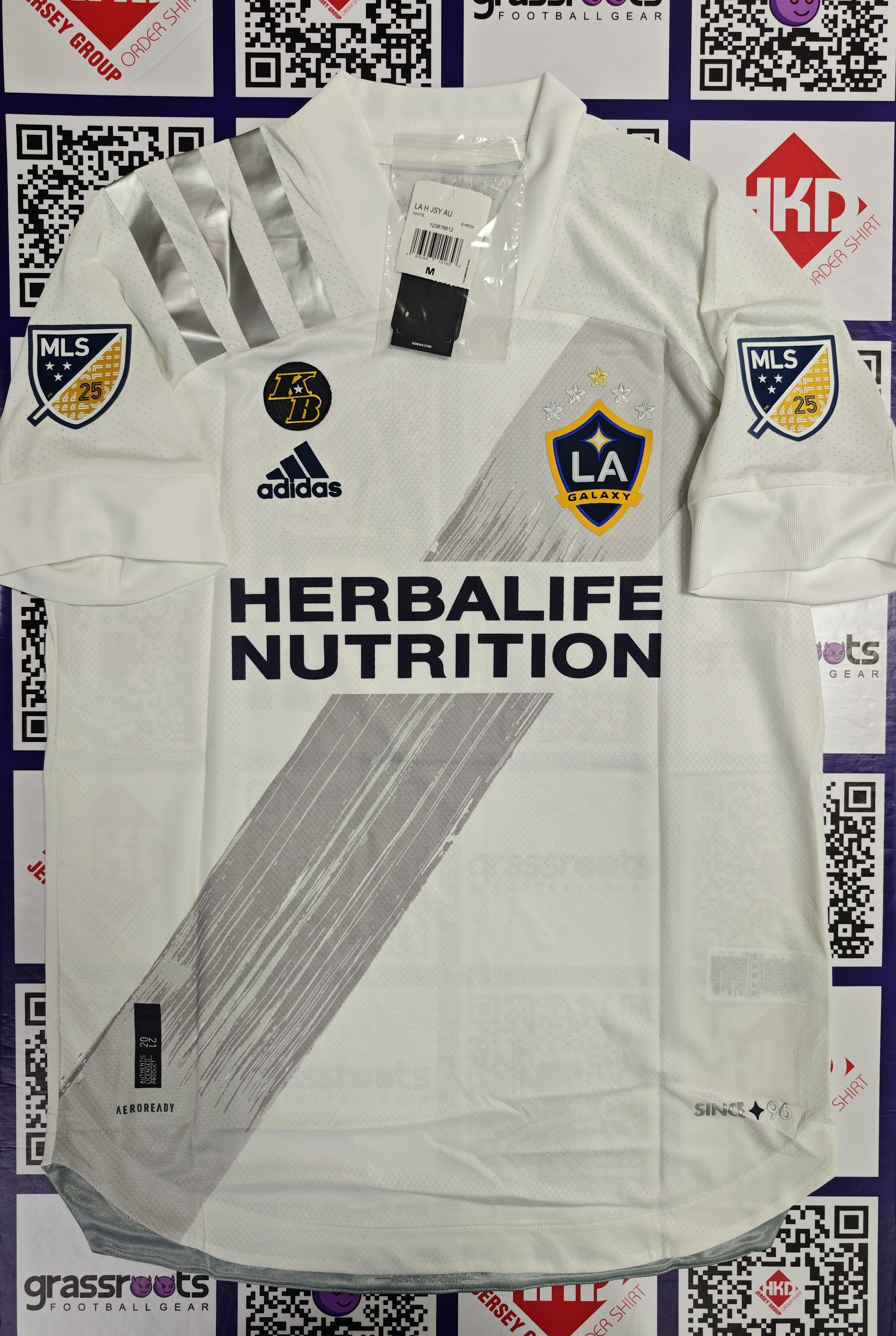 21/22 洛杉磯銀河 主 KOBE BRYANT tribute 球員版 Size M