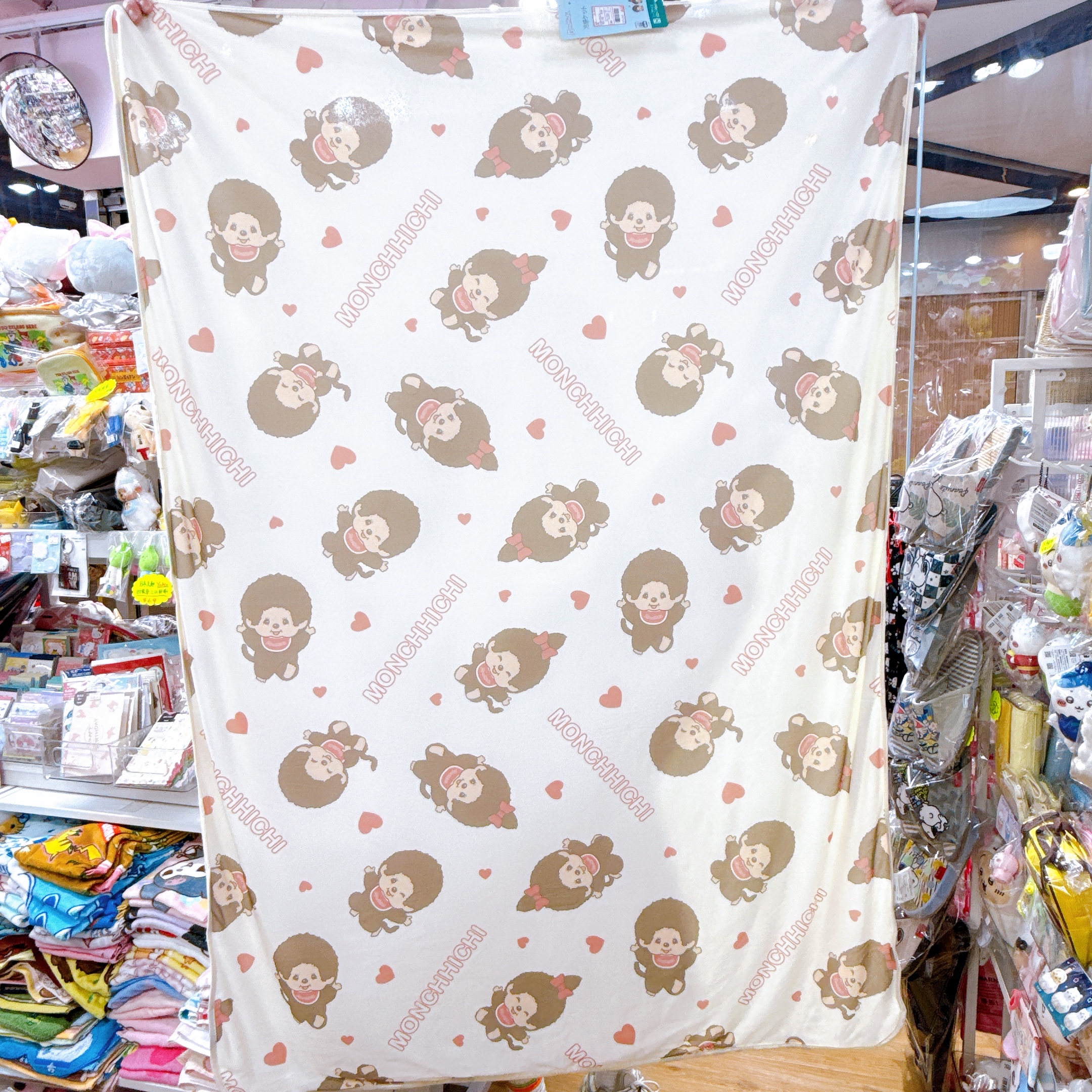 日本直送本店獨家發售Kitty鬆弛熊monchhichi 冷感被 有不同尺寸