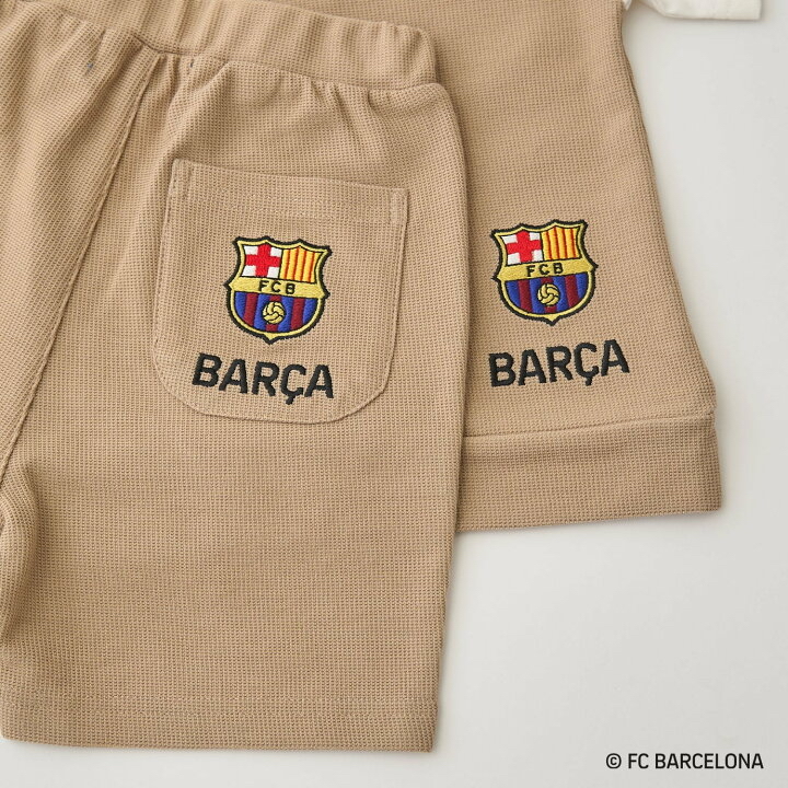 🇯🇵預訂 日本直送🇯🇵Petit Main x 巴塞球隊系列兩色球隊標誌短袖上下套裝