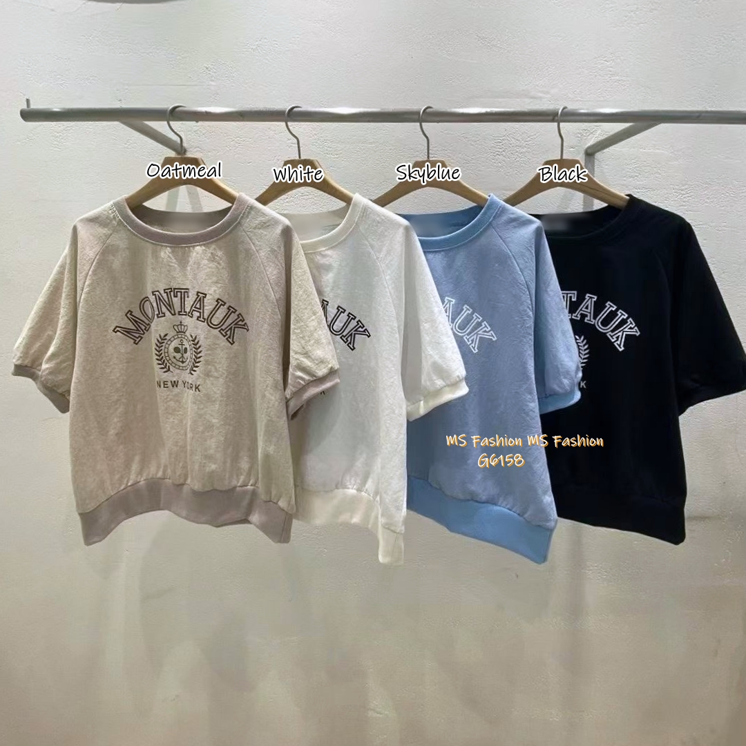 G6158 韓國🇰🇷靚靚字母print top