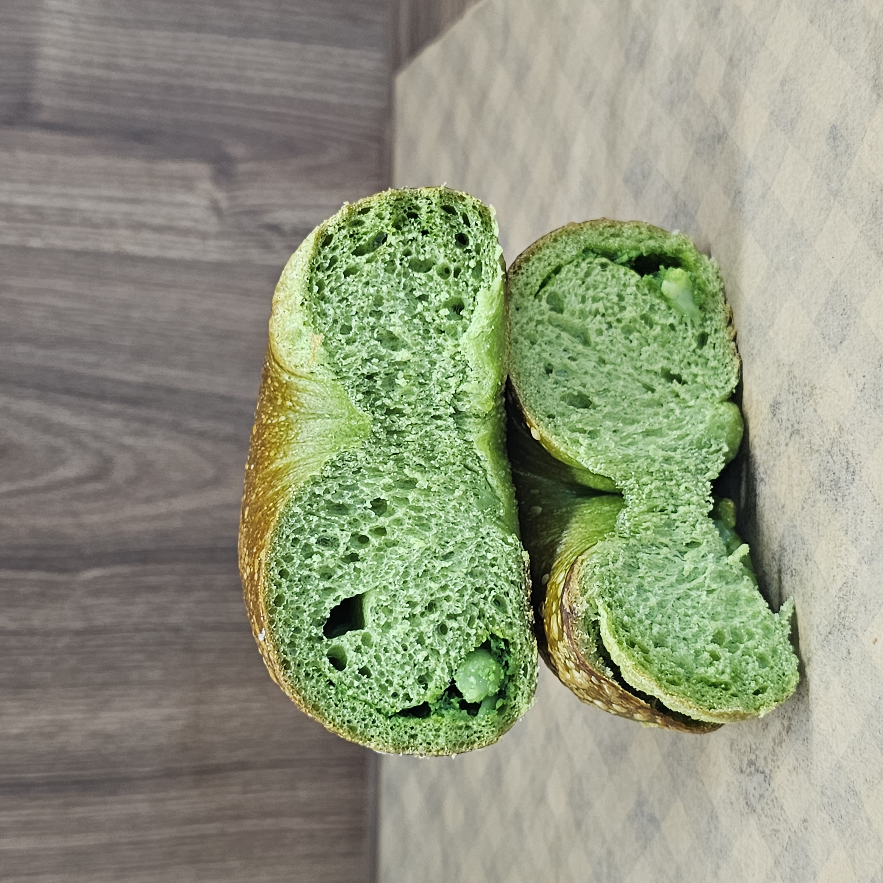 阿嫲｜抹茶麻糬BAGEL｜甜苦調和 雙重煙韌