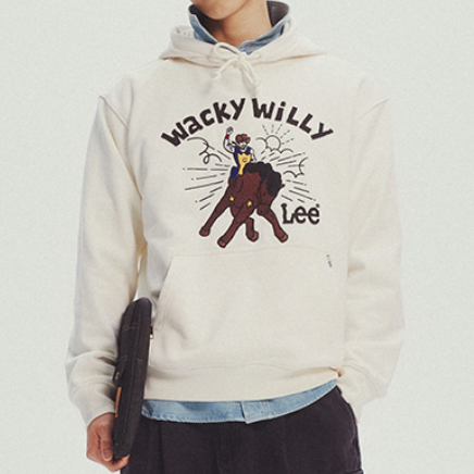 [Wacky Willy x Lee] Graphic Hoodie (2色)