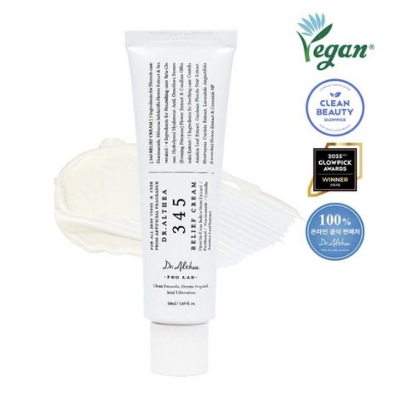 韓國 Dr.Althea 345 白藜盧醇 抗糖抗衰老 去印修復霜 50ml｜345 Relief Cream