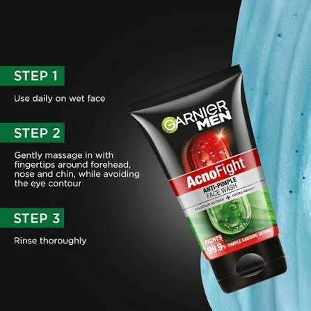 GARNIER MEN 100ml Acno Fight Anti-Acne Foam