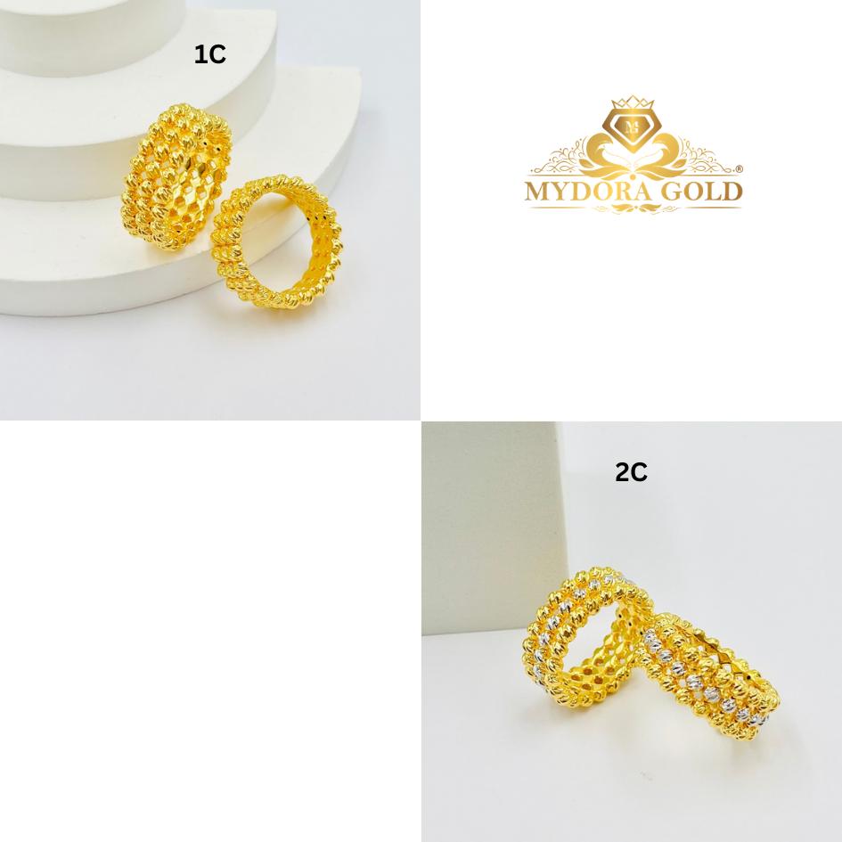 MYDORA Cincin Boba Italian 3 Line (5G) l EMAS 916/22K