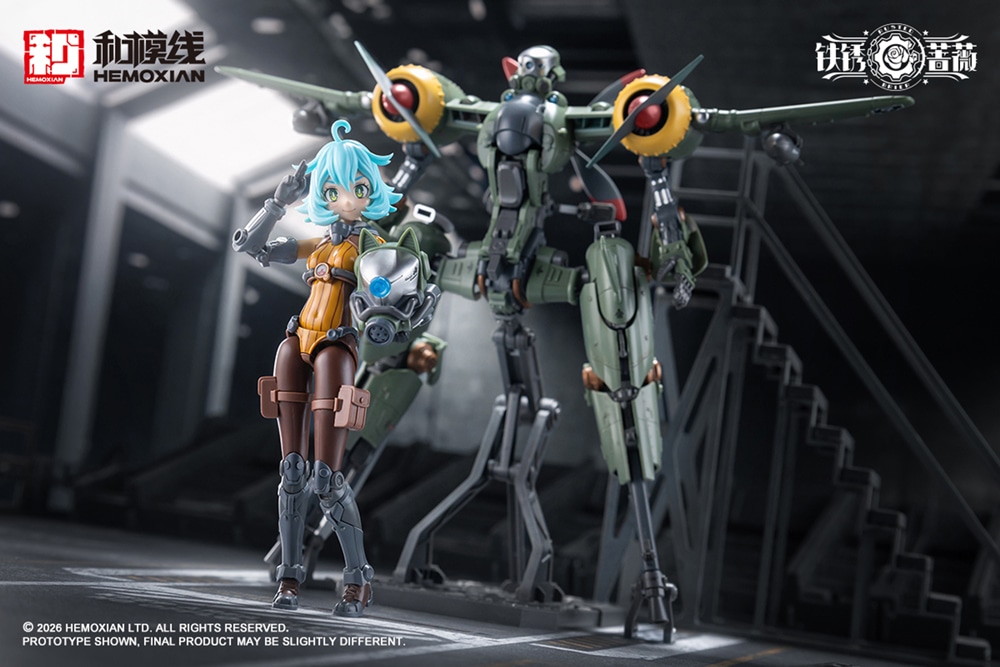 (預訂訂金 $100) (總價 $386) 壽屋 和模線 Kotobukiya 鐵銹薔薇 Rhande Koskinen & RTP-10A 鋒刃 高速可變戰機 (KO09614) (行版) 