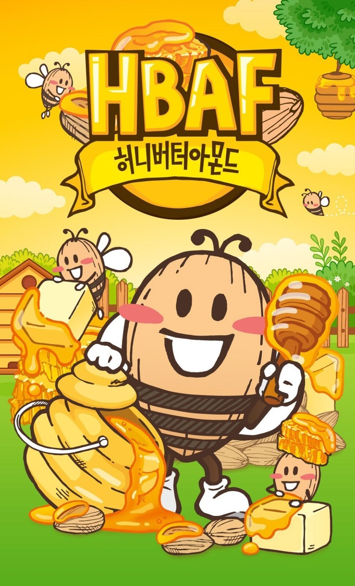 2件 HBAF 韓國 乾焗原粒杏仁 (牛油蜂蜜味) 30G 此日期或之前食用：2027.5.26