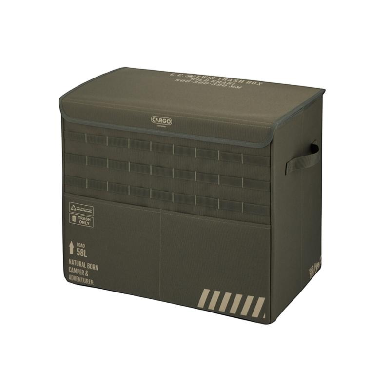 CARGO Container Twin Trash Box 軍事風格收納箱