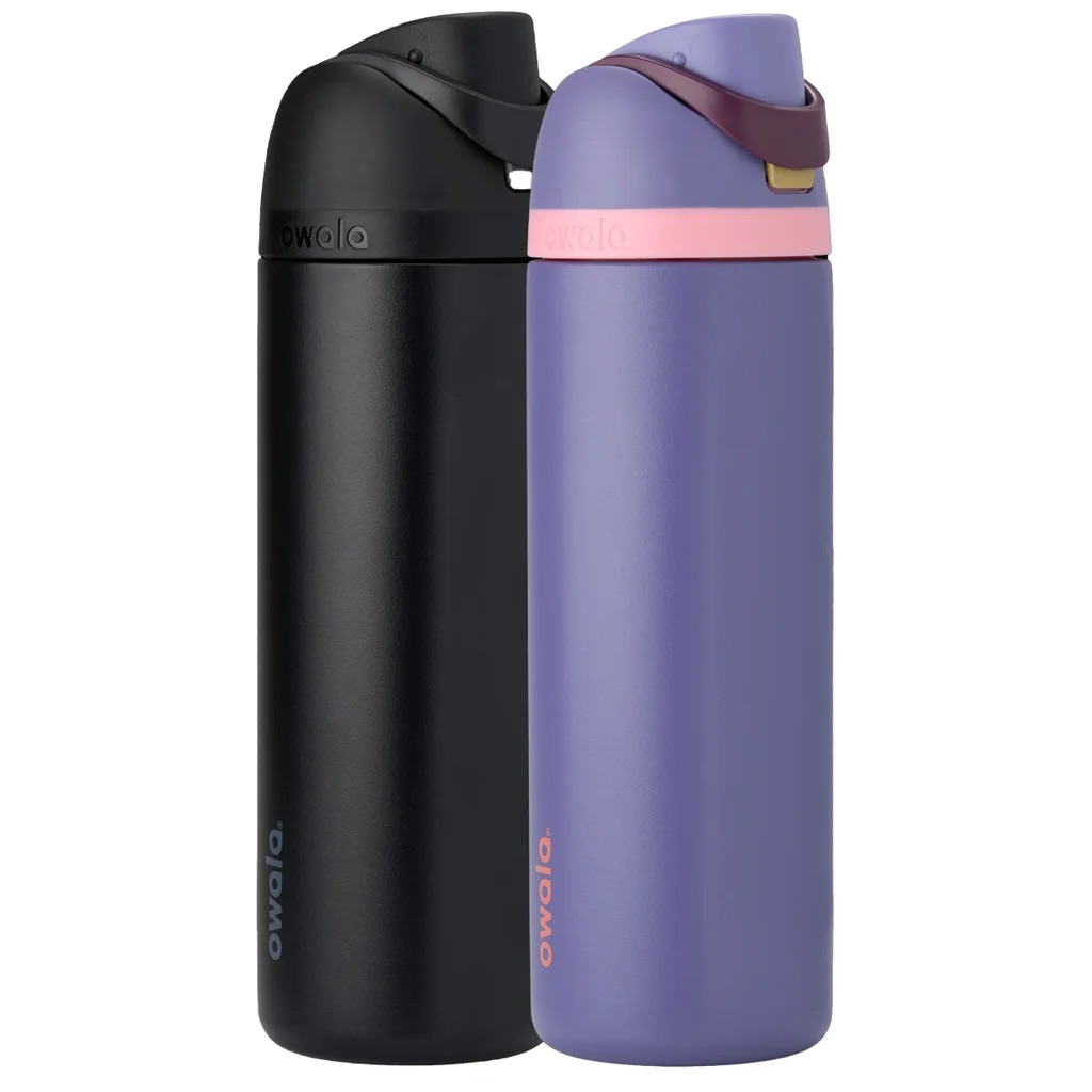 【IG 爆紅款】Owala FreeSip water bottle 專利吸管直飲二合一水樽 兩入組  24oz (710ml) - 絕美配色、健身/辦公室飲水神瓶