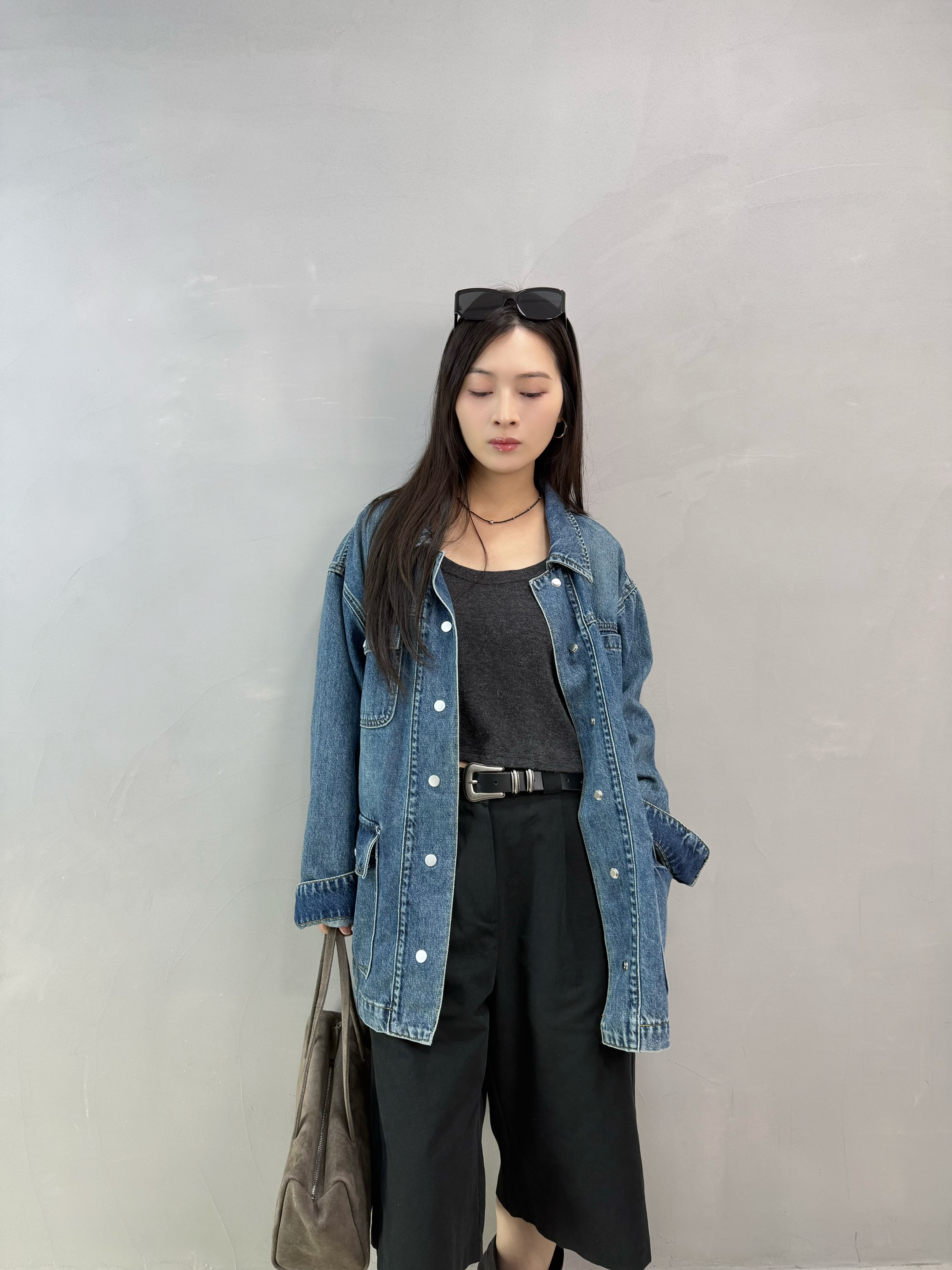 F15 四袋牛仔褸
